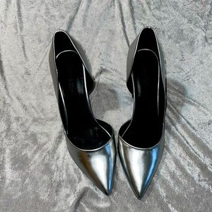 Open Edit Silver Shoes